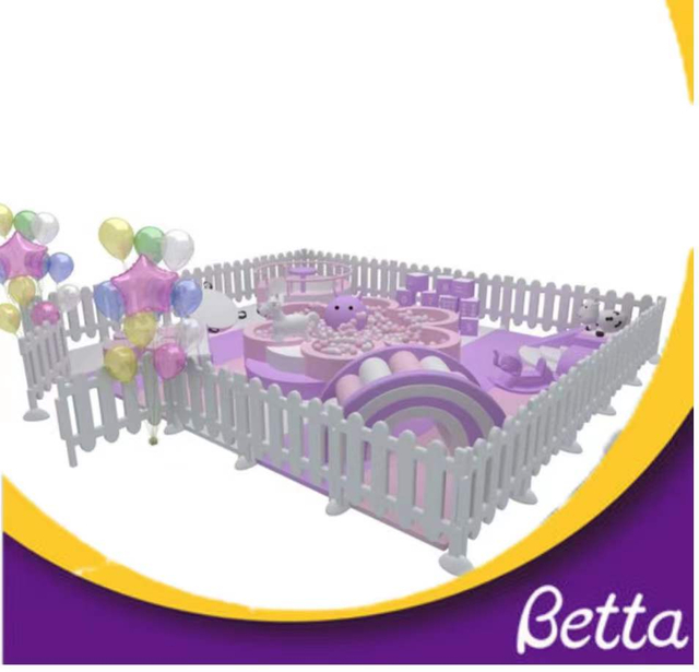 Bettaplay花主题软玩具设备toddler 室内乐园