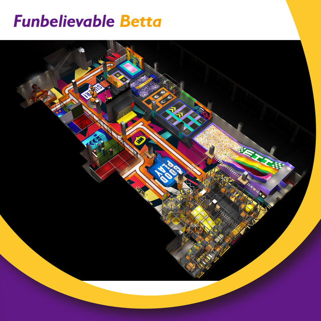 Bettaplay Kids蹦床乐园室内跳蹦床公园设备