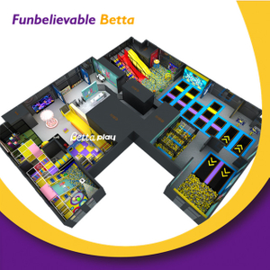 Bettaplay自定义彩色泡沫坑块蹦床海绵泡沫块儿童玩具软泡沫立方体适合儿童