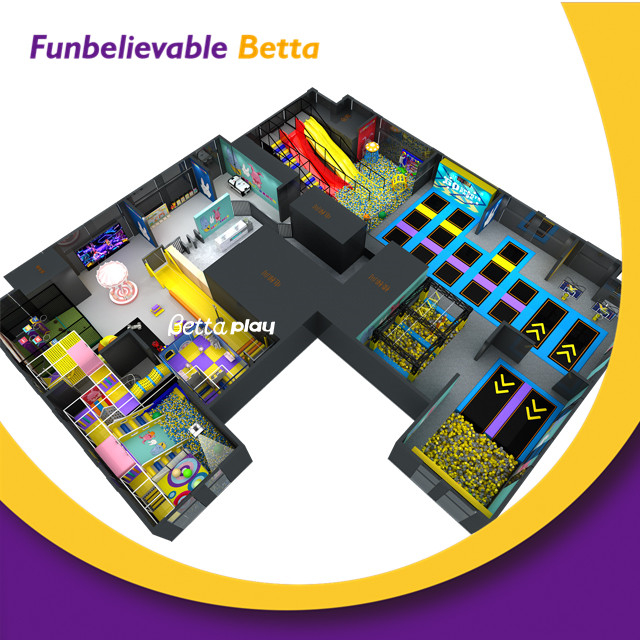 Bettaplay自定义彩色泡沫坑块蹦床海绵泡沫块儿童玩具软泡沫立方体适合儿童