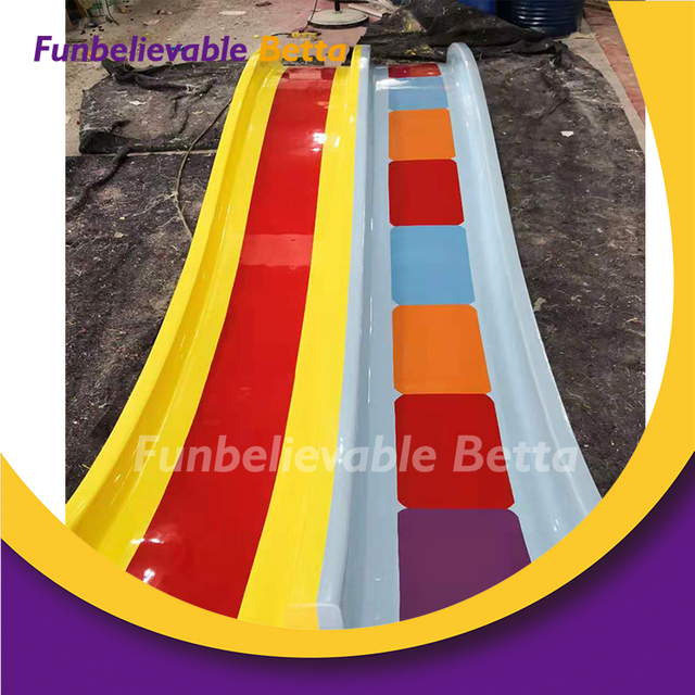 bettaplay 儿童乐园玻璃纤维幻灯片自定义室内乐园 double fiberglass slide selotplay