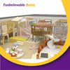 Bettaplay 410平方米Bettaplay Wood Style Indoroor Soft 乐园与Merry Go Round