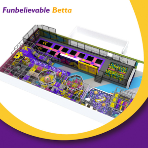 Bettaplay 1000平方米室内商业冒险蹦床公园