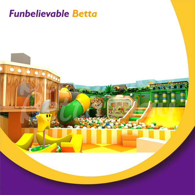 bettaplay399㎡定制的商业室内乐园播放区域设备室内乐园带有大型Tunnl slide for Kids
