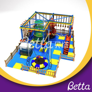 Bettaplay幼儿园儿童与蹦床一起玩绳索课程