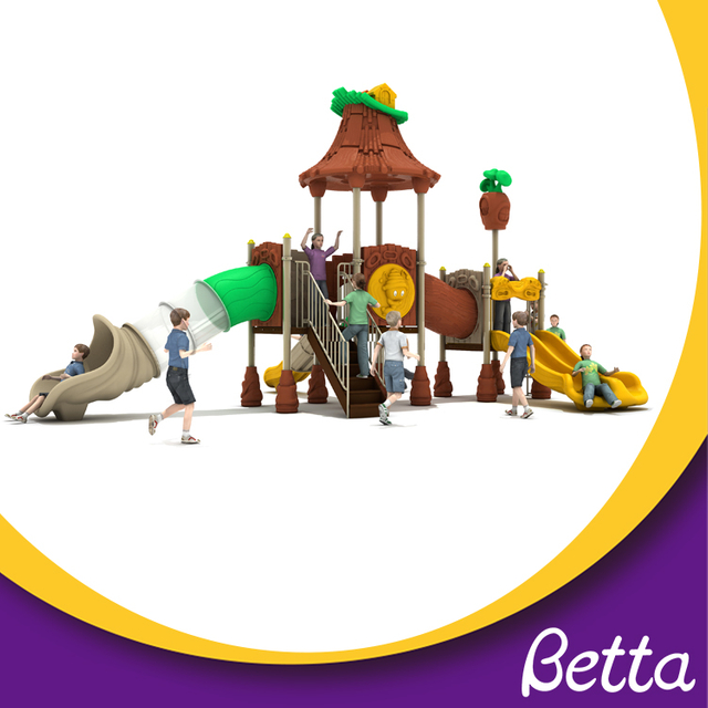 Bettaplay塑料游乐场户外儿童​​幻灯片游乐场