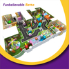 Bettaplay儿童室内软体游乐套装地面设备小型室内区域with merry go roun