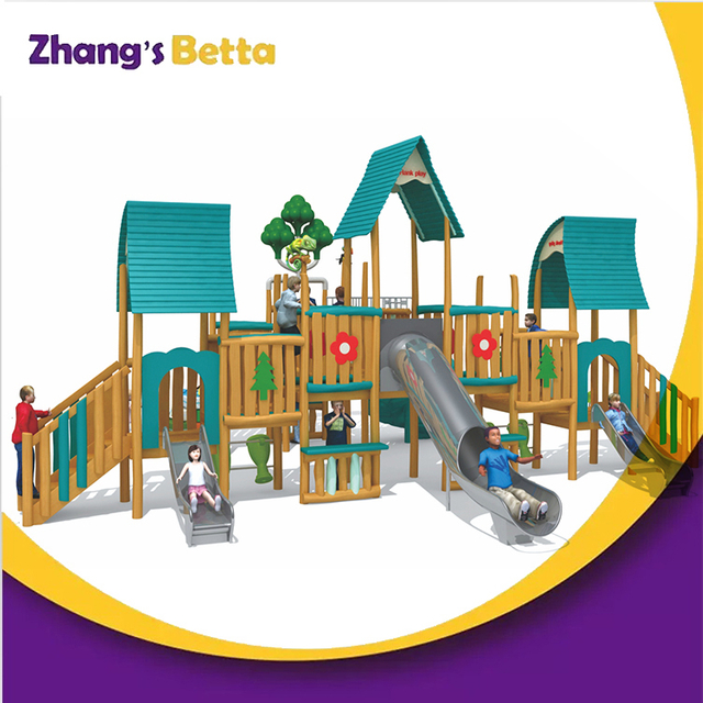 Bettaplay热门销售KID 乐园户外设备，商业乐园儿童户外乐园 Wood