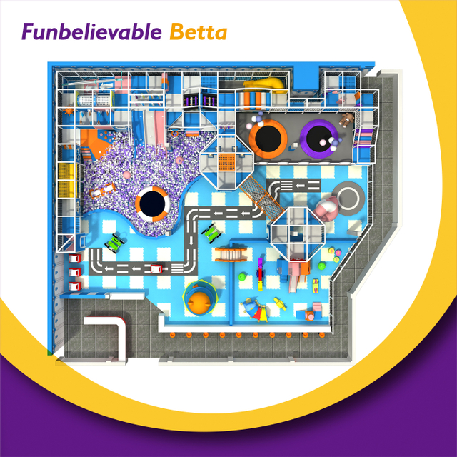 Bettaplay560㎡儿童游乐区业务制造商Play Areaport设备室内乐园 