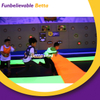 Bettaplay荧光业务计划蹦床公园儿童公园设备景点室内蹦床公园出售