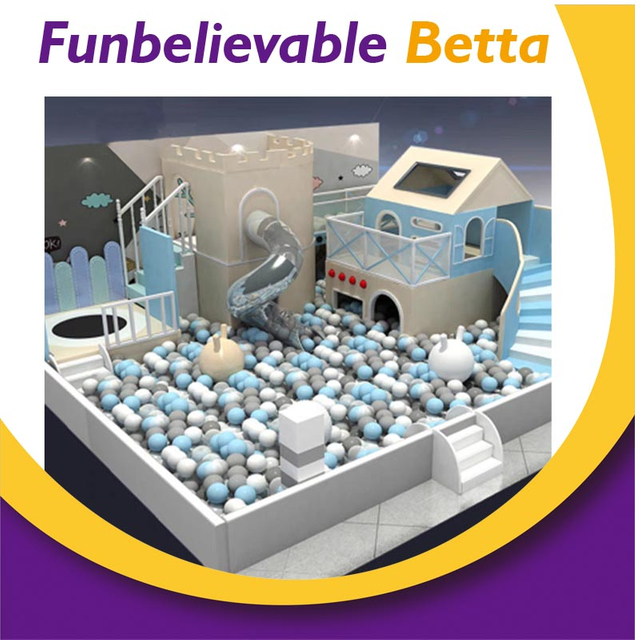 Betta Play定制的软室内乐园顽皮的城堡设备室内软玩具区域的儿童愉快的球丸