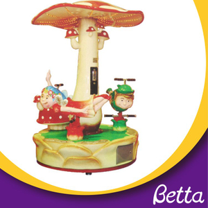 Bettaplay硬币操作小型Merry Go Round