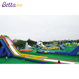 Bettaplay户外充气水乐园巨型充气水滑落