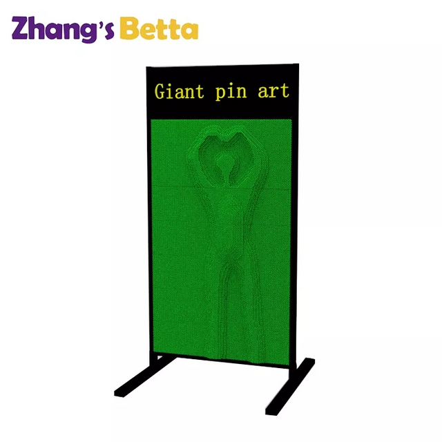 Betta Play Giant Art Pin Screen制造了3D针墙的儿童游戏