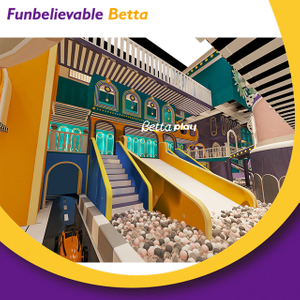 Bettaplay商业儿童公园矩形蹦床公园