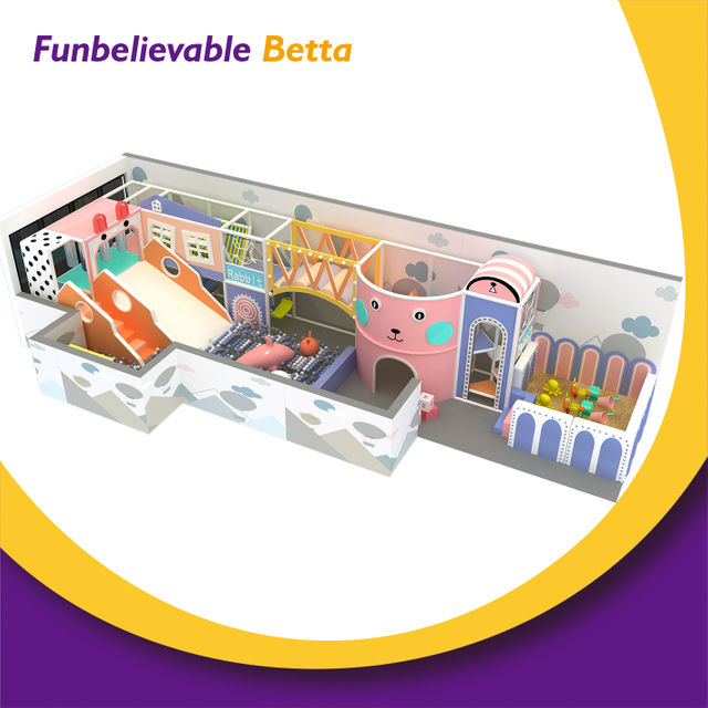 Bettaplay Kids Cafe小糖果角落游乐场设备软体游乐套装区域玩具儿童儿童室内85平方米
