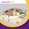 Bettaplay Kids粉彩软体游乐套装带滑球坑障碍设备的大球坑