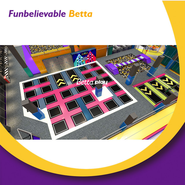 Bettaplay 乐园计划设计孩子玩公园软蹦床公园出售