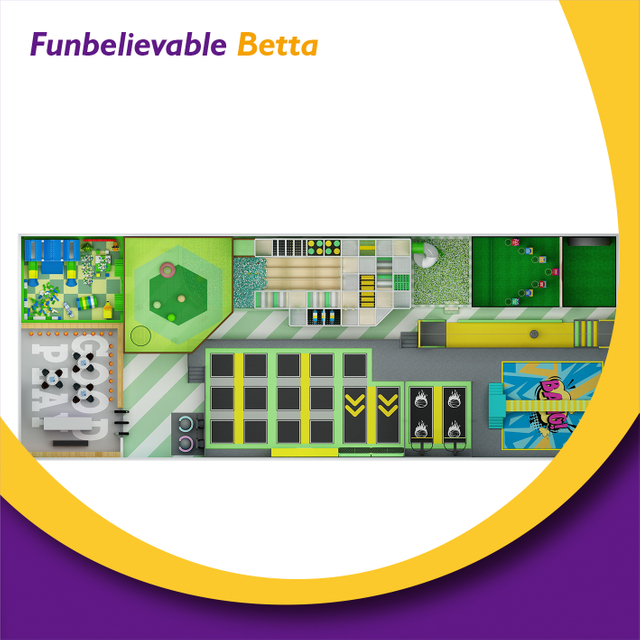 Bettaplay儿童蹦床区跳孩子室内游乐场设备供应商