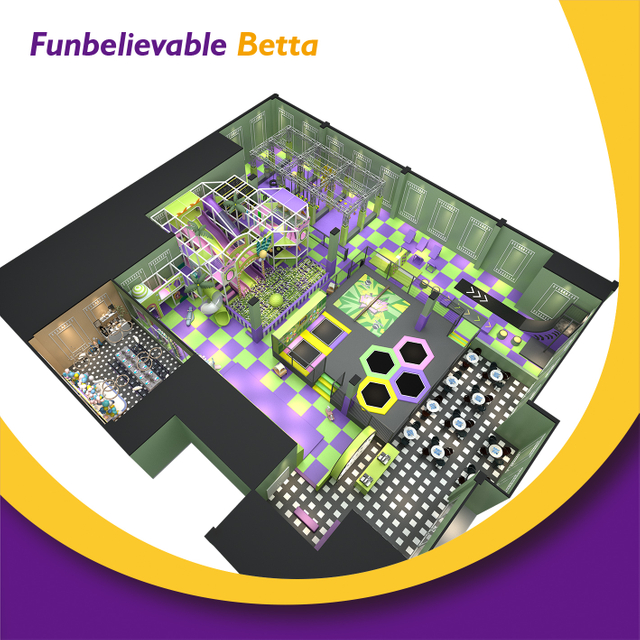 Bettaplay Toddler时间550平方米跳跃室内游乐场乐园小镇室内游乐场和派对场所商业计划
