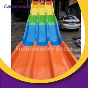 bettaplay 儿童乐园玻璃纤维幻灯片自定义室内乐园 double fiberglass slide selotplay