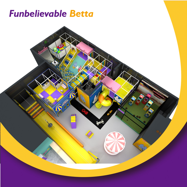 Bettaplay蹦床和儿童软游戏巨大球坑乐园室内公园设备