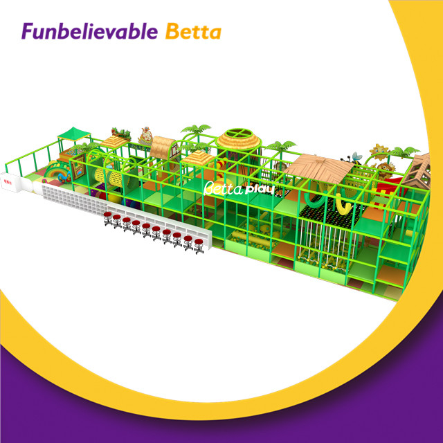 Bettaplay高质量的儿童空间主题室内乐园带有大幻灯片出售