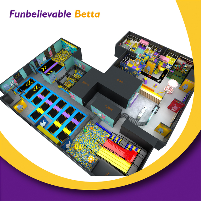Bettaplay Kids蹦床乐园室内游乐中心跳跃体育场地建造者