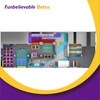 Bettaplay1200m²蹦床主题具有小型高攀岩绳娱乐设备，用于市场购物中心