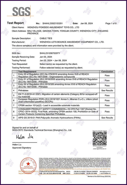 电缆领带化学报告