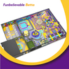 Bettaplay 570平方米室内乐园带有蹦床公园软乐园和Ninja课程的商业设备
