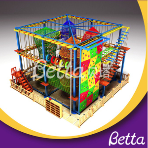 Bettaplay Professional Made幼儿园使用五颜六色的绳索课程冒险