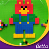 Bettaplay塑料构建块底板的儿童