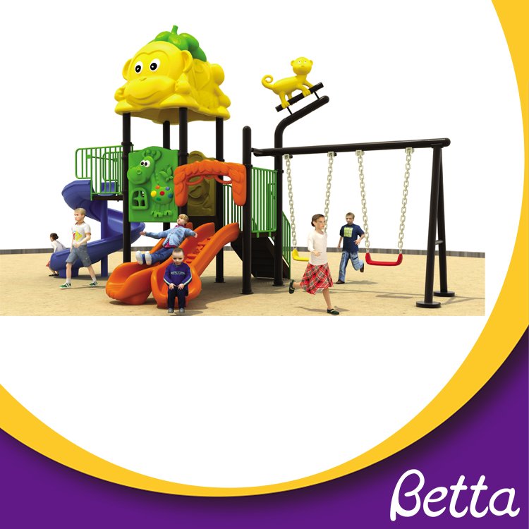 定制的高质量塑料户外游乐场幻灯片