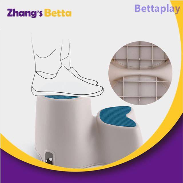防滑表面和厚橡胶两步凳