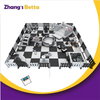 Bettaplay黑色和白色软玩具套装孩子室内乐园带有派对雇用的垫子