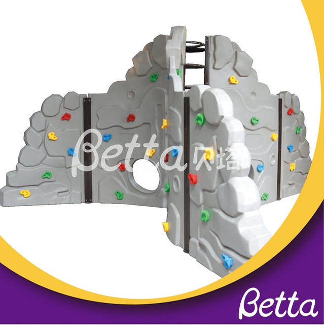 Bettaplay幼儿园塑料儿童岩石岩石户外攀岩结构/后院攀岩框架