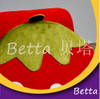 Bettaplay安全舒适的木制孩子的室内小型软戏沙发与草莓图案