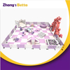 Bettaplay可爱的粉红色套装室内软游戏设备蹒跚学步的儿童套装球坑