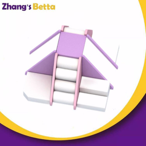 Bettaplay软玩儿童紫色室内攀岩和滑动设备