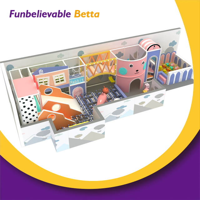 Bettaplay Kids Cafe小糖果角落游乐场设备软体游乐套装区域玩具儿童儿童室内85平方米