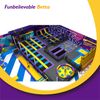 Bettaplay 1668平方米体育冒险游戏Park Crazy Slide Kids Indoror Soft Play 乐园与蹦床