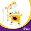Bettaplay木制儿童厨房套装玩具，孩子假装玩具厨房套装