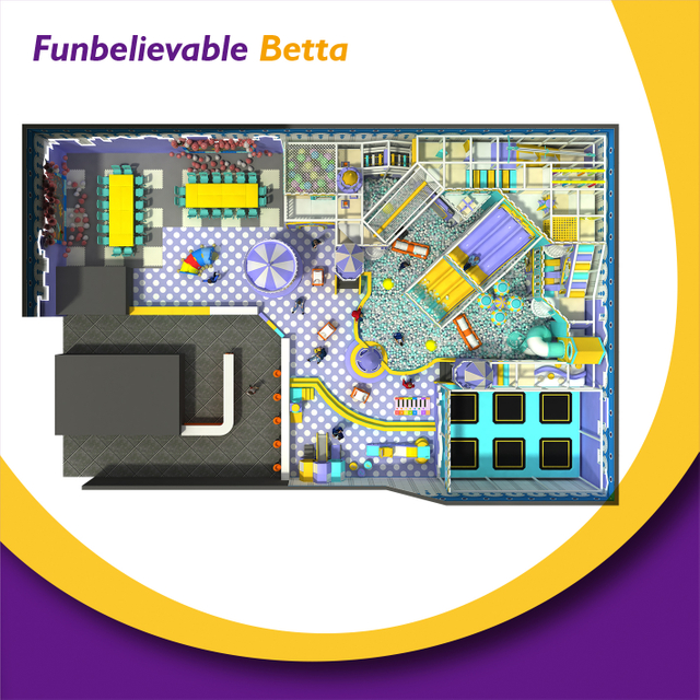 Bettaplay500㎡商业设备室内乐园 