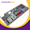 Bettaplay1200m²蹦床主题具有小型高攀岩绳娱乐设备，用于市场购物中心