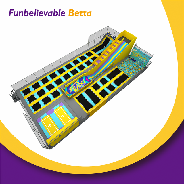 Bettaplay 420平方米室内蹦床公园家庭娱乐乐园