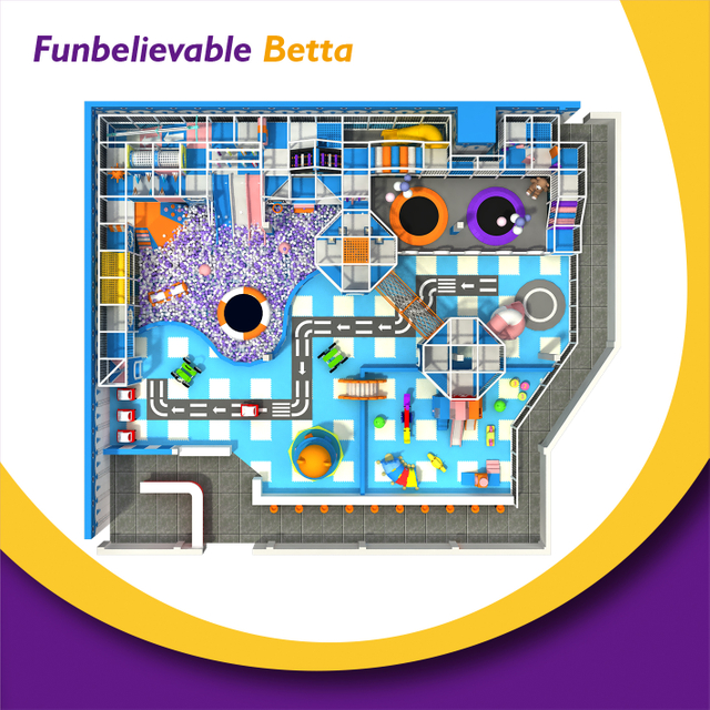 Bettaplay500㎡游乐区设备室内乐园儿童游戏