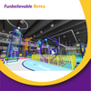 Bettaplay 2000平方米大型娱乐乐园中心设计自定义室内乐园设备带有泡沫坑池的设备蹦床公园