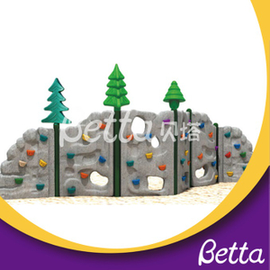 Bettaplay幼儿园塑料儿童岩石岩石户外攀岩结构/后院攀岩框架