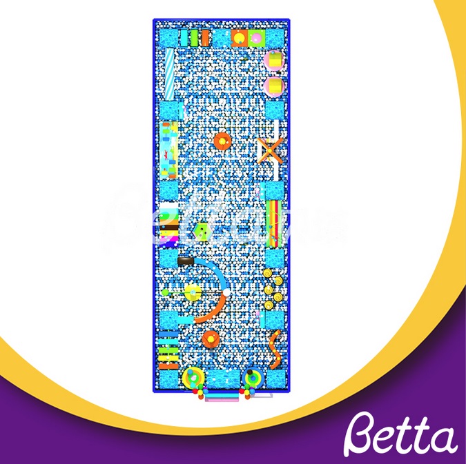 Bettaplay环保购物中心购物中心塑料儿童成人球坑。